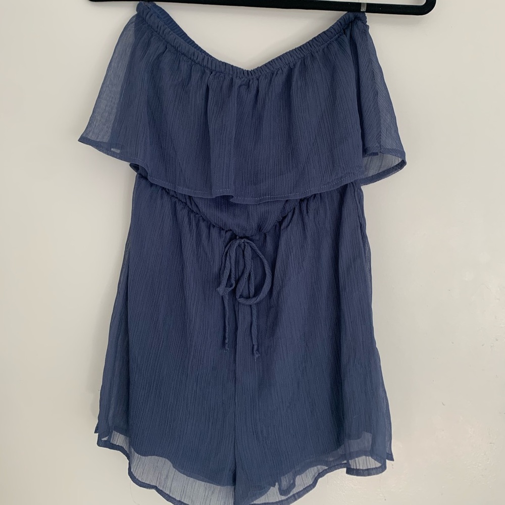 Strapless Romper